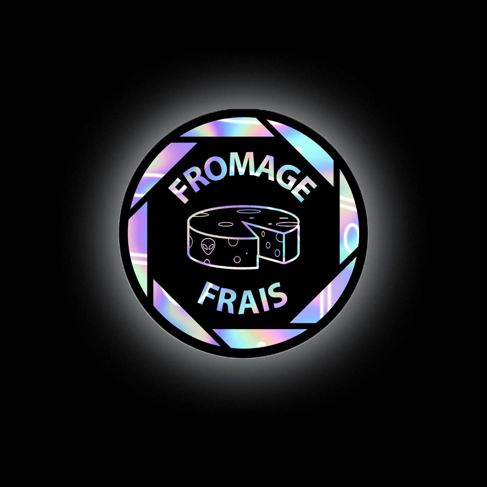 STICKER FROMAGE FRAIS HOLOGRAPHIQUE