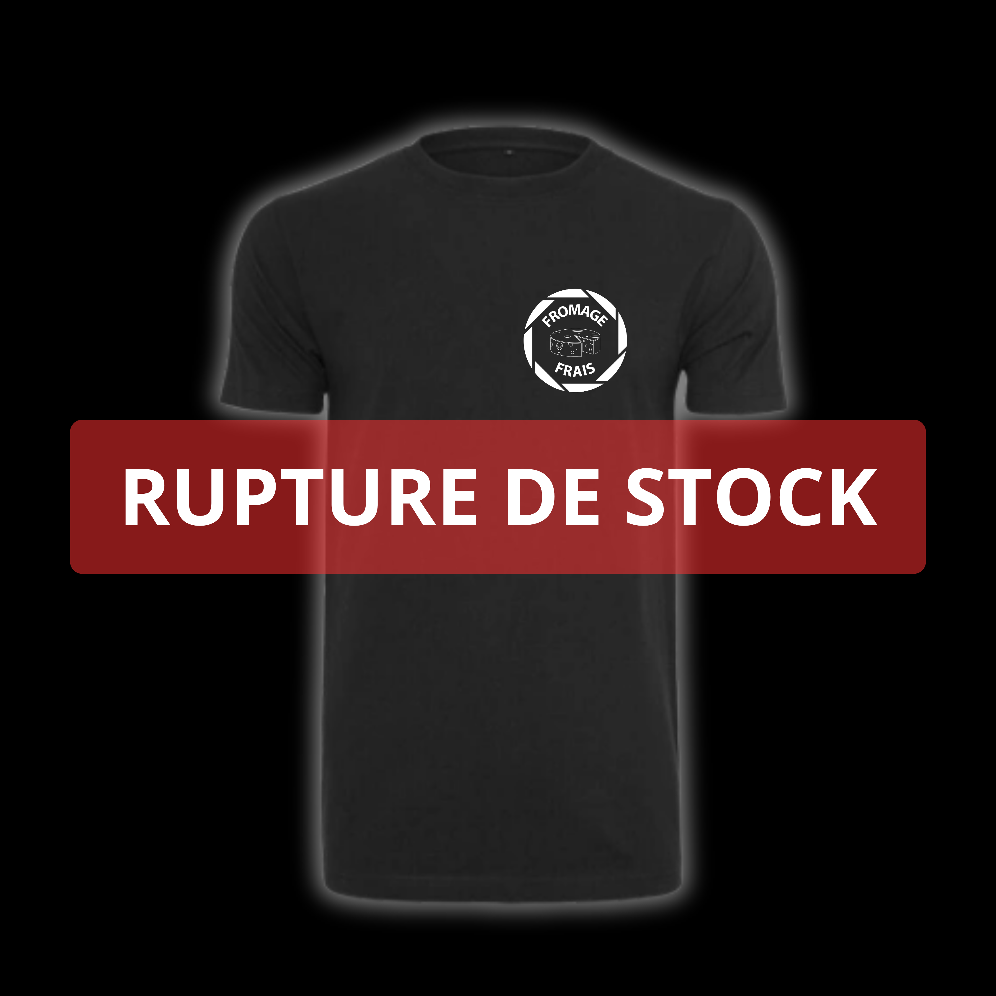 T-SHIRT FROMAGE FRAIS Noir