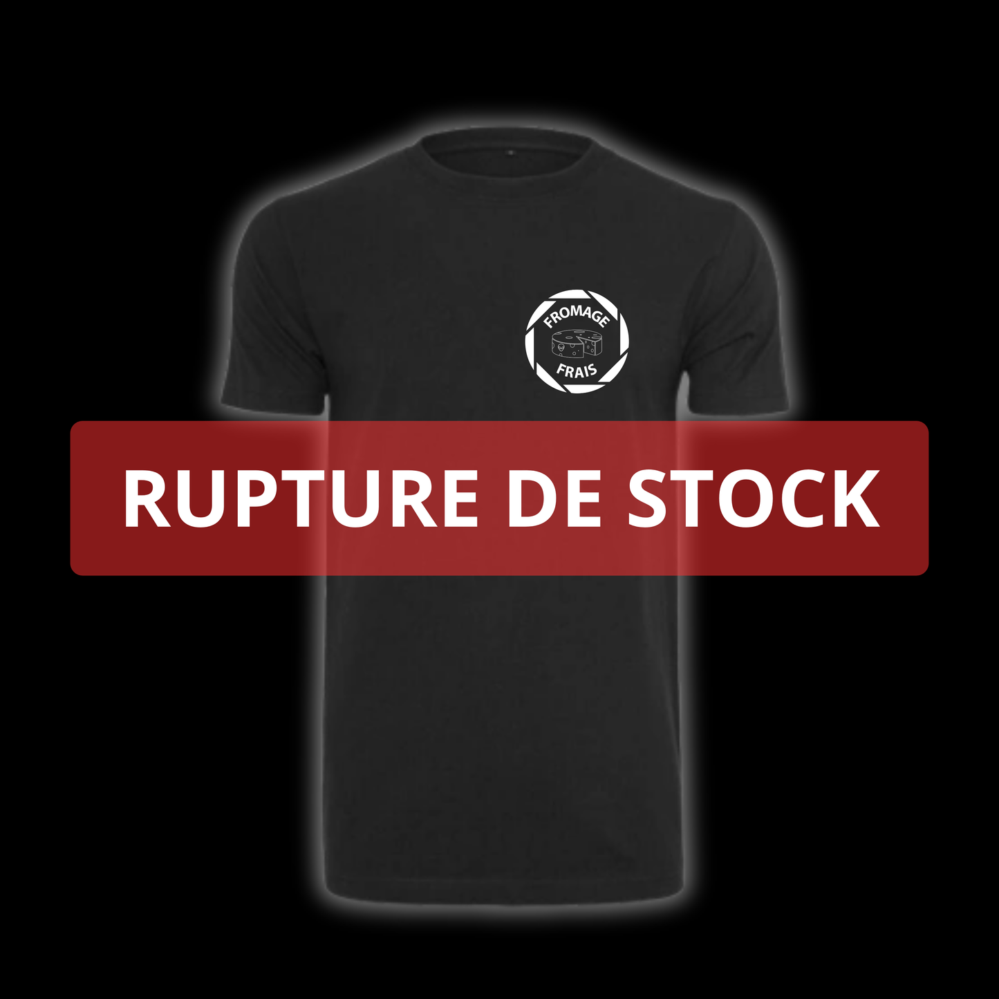 T-SHIRT FROMAGE FRAIS Noir