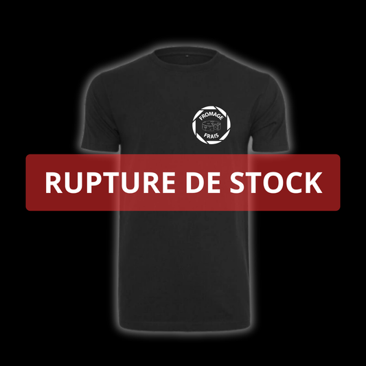 T-SHIRT FROMAGE FRAIS Noir